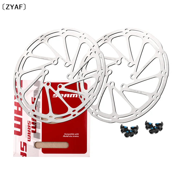 Bicycle Bike Disc Brake Rotor Centerline 160/180/203mm Stainless Steel Road Hydraulic Brake Disc Rotors Centerline〔ZYAF〕