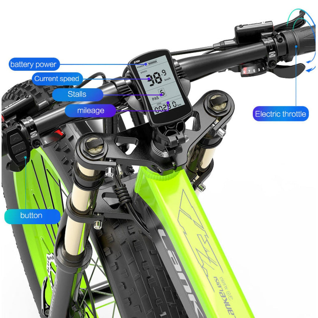 Lankeleisi XT750 Plus electric mountain bike — view 8